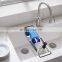 sponge drain holder Sink Caddy Sponge Holder, Hanging Dish Sponge Organizer Holder, Over Sink Expandable Brush Soap Storage Rack