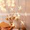 Christmas bell snowman star lights window decor LED sucker lights Battery power Christmas garland for Home Decor