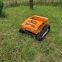 tracked remote control lawn mower, China remote mower price, robot slope mower for sale