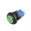 ip65 22mm flat and ring illumination head 48v SPST Red green blue pc momentary switch