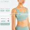 Recyclable Push Up Yoga Sports Bra Wide Shoulder Vests Workout High Impact Bra