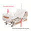 Manual multifunctional nursing bed