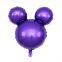 Mini Mickey Mouse Cartoon Head Balloon Aluminum Foil Inflatable Balloons for Cartoon Theme Birthday Party Decoration Toys Gifts