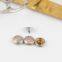 High quality brass material brass rivet with brass nail for jeans denim jeans garment jacket