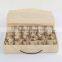 hot pack wooden brich soft tea box gift packing for sale