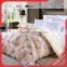 Portable 70% goose down feather throw quilt with high quality