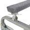 Simple galvanized boat trailer