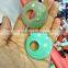 JF6879 Natural gemstone semi precious stone donut pendants                        
                                                Quality Choice