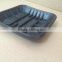 Black Pp Disposable Supermarket Meat Trays