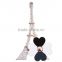 Fashionable Brooch The Eiffel Tower High-Grade Opal Pectoral Flower Gift Black/White
