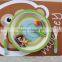 beauty bamboo fiber eco friendly bamboo dinner plates set, disposable bamboo lunch box