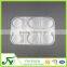 PP white disposable plastic food packaging tray