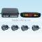 LED display Radar 4 parking sensors system for car safe reversing