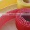 Customized nylon back to back double side hook and loop fastener
