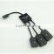 High quality high speed 3 in 1micro usb ptg cable for mobile phone