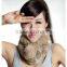 2016 high quality real rabbit fur scarf for lady