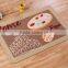 The New Design Coffee Cooking Theme Loop Pile Polyester Printing 40*60cm Kitchen Door Floor Mat Rug Carpet