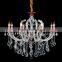 8 lights high quality purple crystal chandelier light