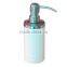 white manual soap dispenser with PP pump