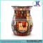 Mosaic glass aroma chinese incense burner antique