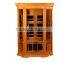 2 Person Infrared Sauna CE/Rohs Approved Canadian Hemlock Wood