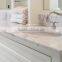 bianco carrara with bathroom vanities