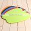 Anti-slip fruit round shape plastic chopping board