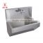 Stainless Steel Commercial Pedestal or wallmount wash basin(WTA-L-700)(WTA-L-1400)(WTA-L-2100)