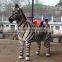 Shopping Mall Artificial Walking Animals Zebra