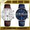 Luxury Men Leather 6 Hands Date Moon watch Analog Waterproof Watch