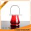 Hang Colored Glass Candle Jars