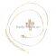 2015 fashion 18k gold cross necklace designs in 3 grams