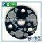 1.6MM board thickness single sided white sodermask led pcb