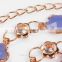 Purple jewelry hook link decorative body chain Brightness F1-80020