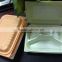Top grade quality microwaveable folding 4 compartment disposable plastic lunch box