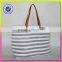 Beautiful stripe beach bag