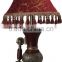 Dark Red Antique European antique desk lamp telephone for sale