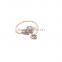 New Gold Plated Lips Fashion Lady Ring Finger Opening Adjustable