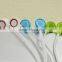 3.5mm Promotion Candy Stud MP3/Phone Media Noodle Inear Earphone Headphone