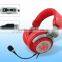 Long wire 2.1 channel stereo headset headfones for computer game with vibration