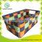 Rainbow rectangle household paper sundries basket