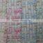 Fall winter two tone color rib stripe chenille polyester knit fabric
