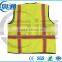 China custom green running reflective strap safety vest