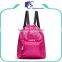 Polyester custom logo school backpack school bag for girls