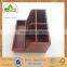 wooden desk organizer box pen card stationery storage box