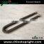 U shape 1kwatts High power industrial finned tubular heater