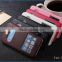 Hot selling cellphone case for iphone plus , high quality leather window case for iphone 6 with multi colors option