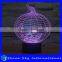 Creative Pumpkin Shaped 3D Night Light Fancy Halloween Decoration Touch Pumpkin Lamp