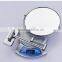 Double side adjustable wall mount magnifying makeup mirror with light shaving mirror