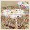 Noble Home Decorative Large Heart Shape Fabric Jewelry Box
